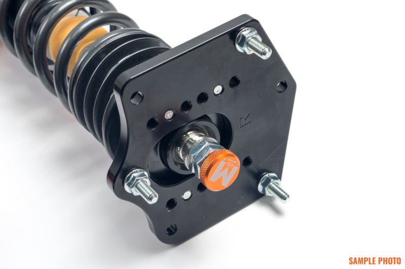 BMW M2 Coilover Suspension Kit - Front + Rear - Moton - 1-Way Series, Adjustable Rebound (12-position) + Ride Height, Monotube, Non-Inverted, Includes Springs and Top Mounts (Camber-Adjustable Front Top Mounts, Solid Rear Top Mounts) - `23-`27